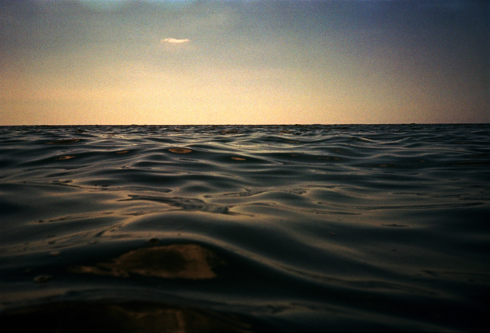 Reflections of the sea, analogue photography 35mm.